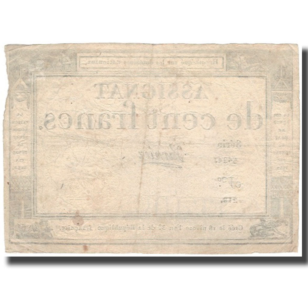 France, 100 Francs, Varnier, VF(20-25), KM:A78, Lafaurie:173