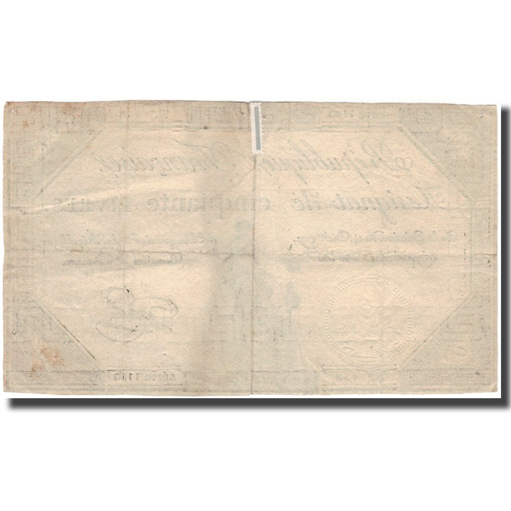 França, 50 Livres, 1792, Goutallier, VF(20-25), KM:A72, Lafaurie:164