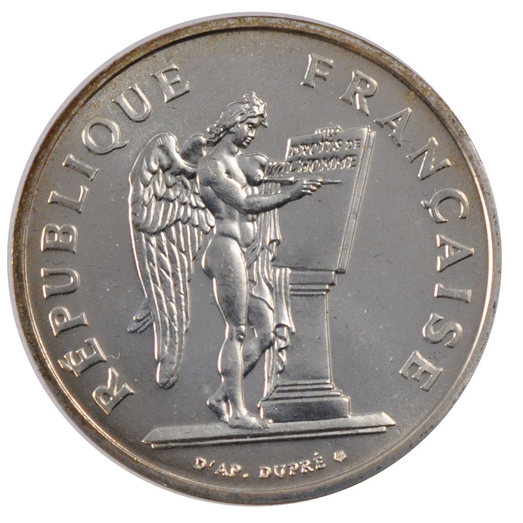 FRANCE, 100 Francs, 1989, MS(63), Silver, Gadoury #904, 15.00