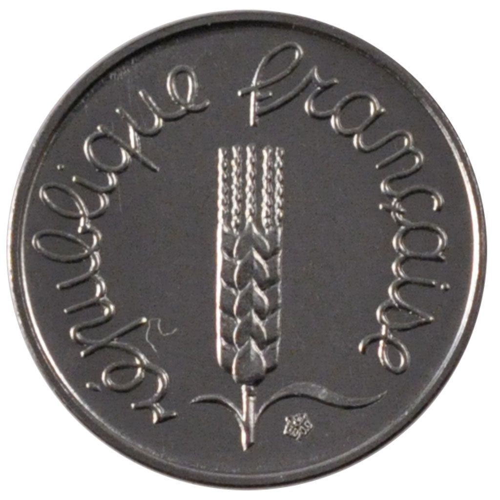 Francia, Épi, Centime, 1973, FDC, Acciaio inossidabile, Gadoury:91