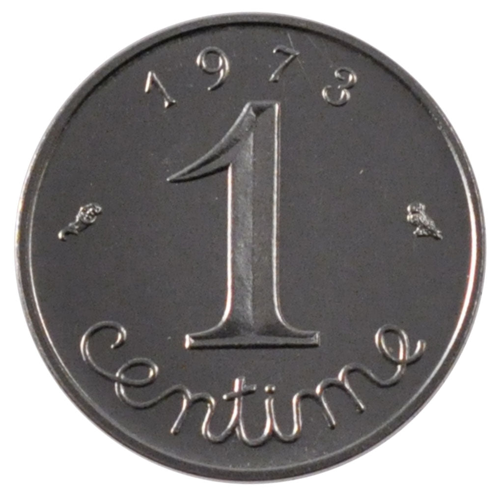 Francia, Épi, Centime, 1973, FDC, Acciaio inossidabile, Gadoury:91