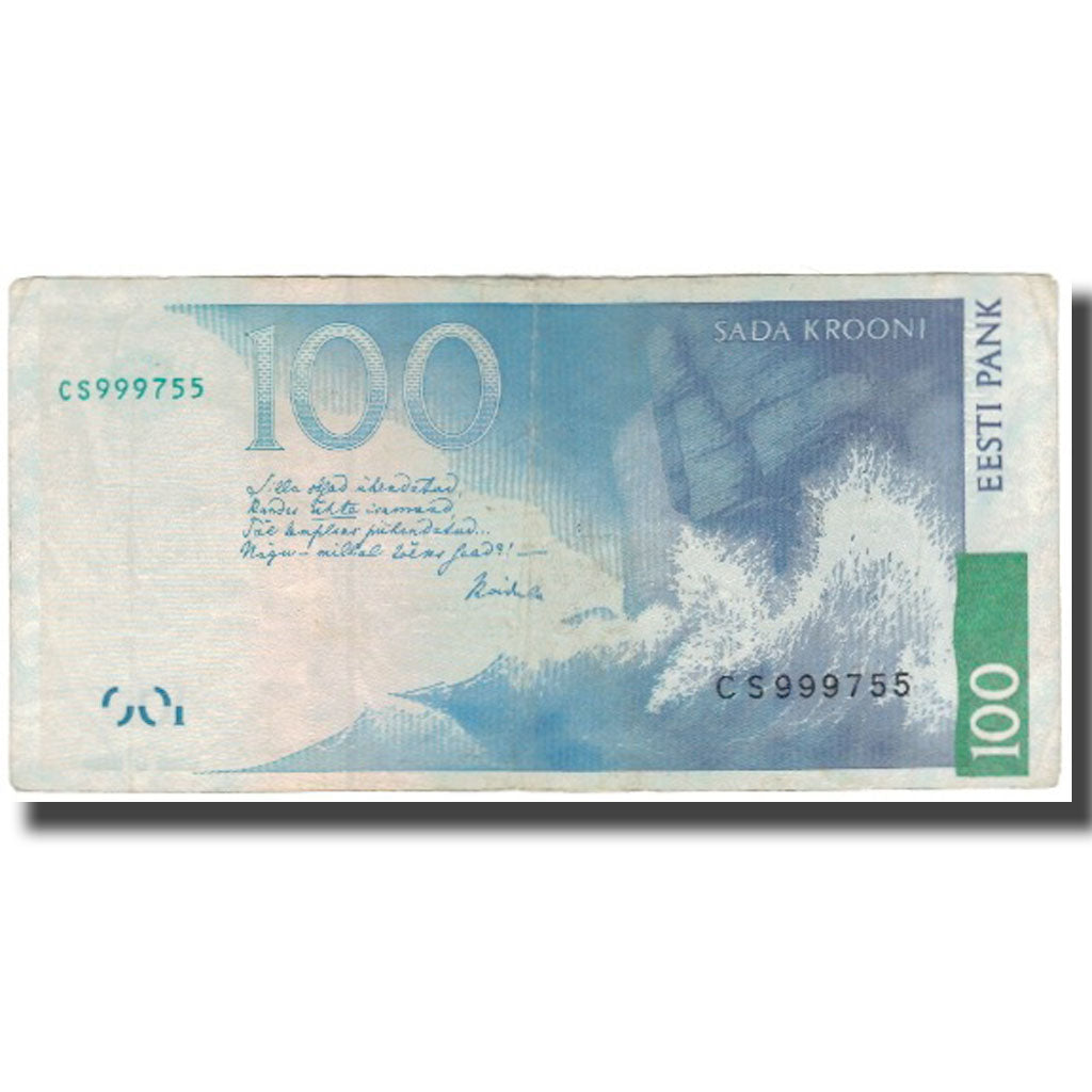 Banknot, Estonia, 100 Krooni, 1999, KM:82a, VF(20-25)