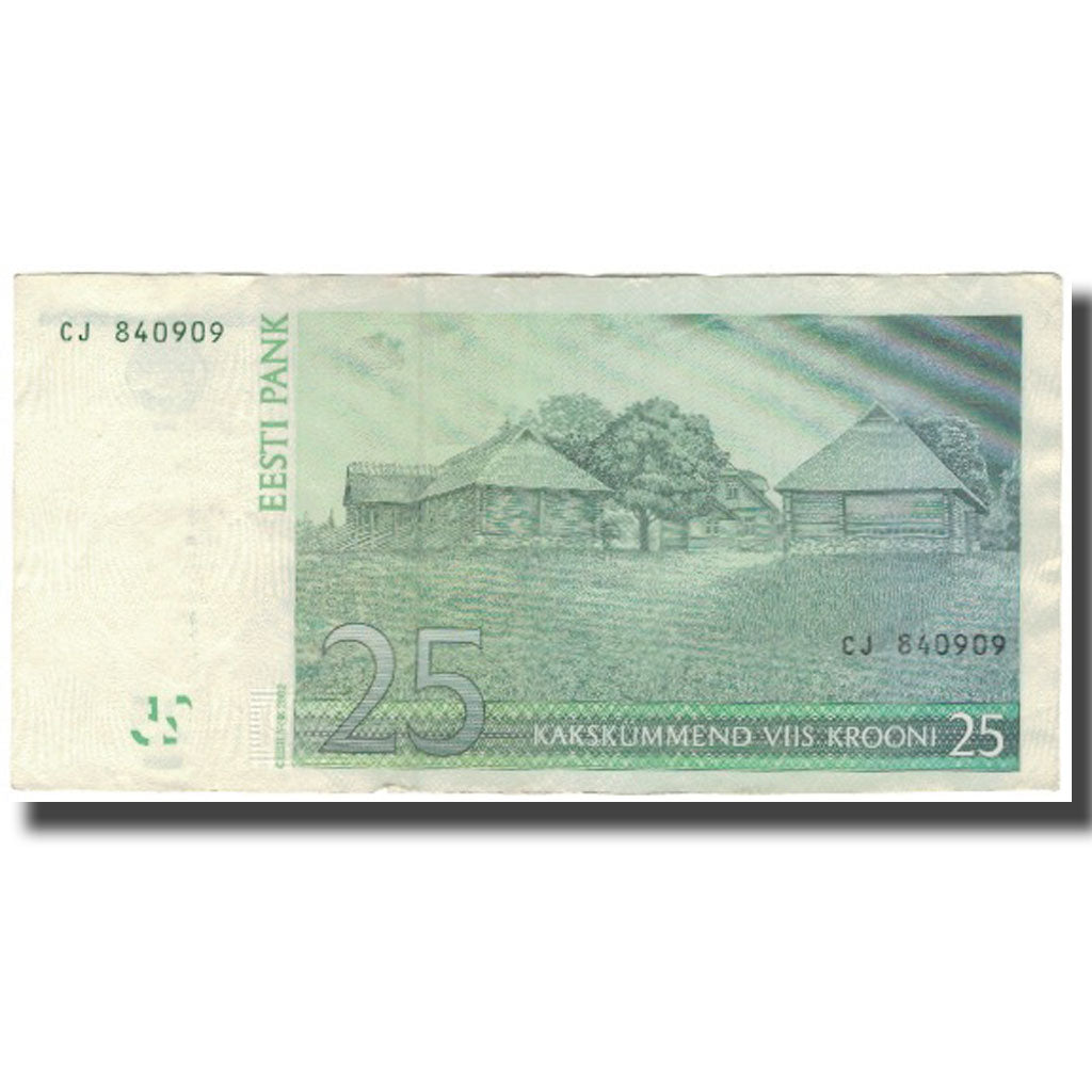 Banknot, Estonia, 25 Krooni, 2002, KM:84a, EF(40-45)