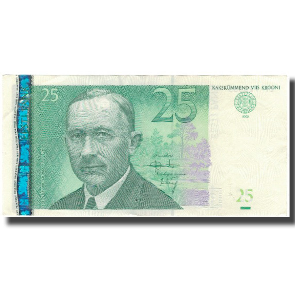 Banknot, Estonia, 25 Krooni, 2002, KM:84a, EF(40-45)