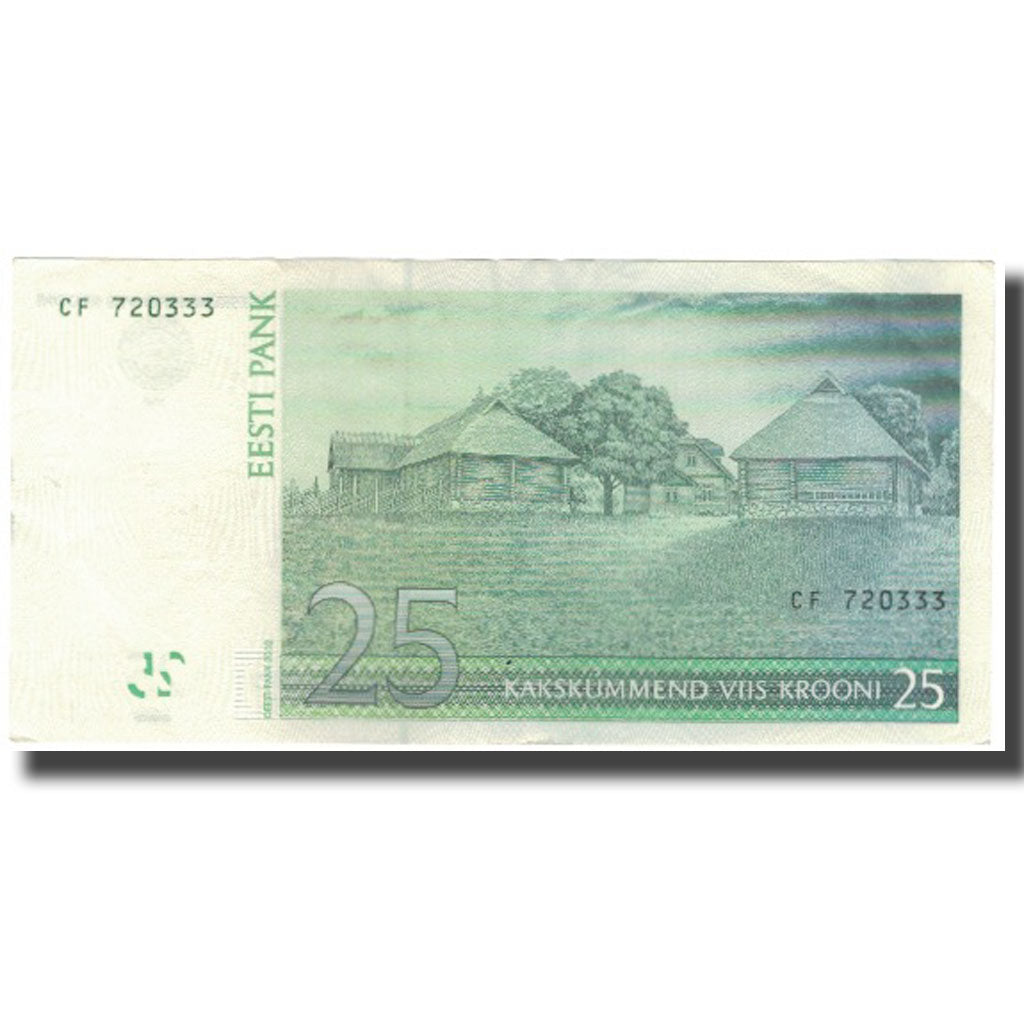 Banknot, Estonia, 25 Krooni, 2002, KM:84a, EF(40-45)