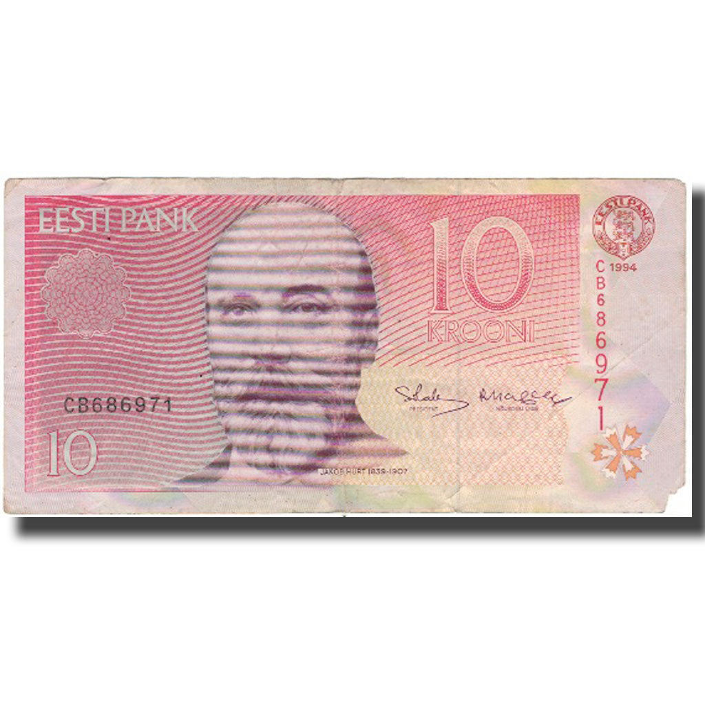 Banconote, Estonia, 10 Krooni, 1994, KM:77a, B+