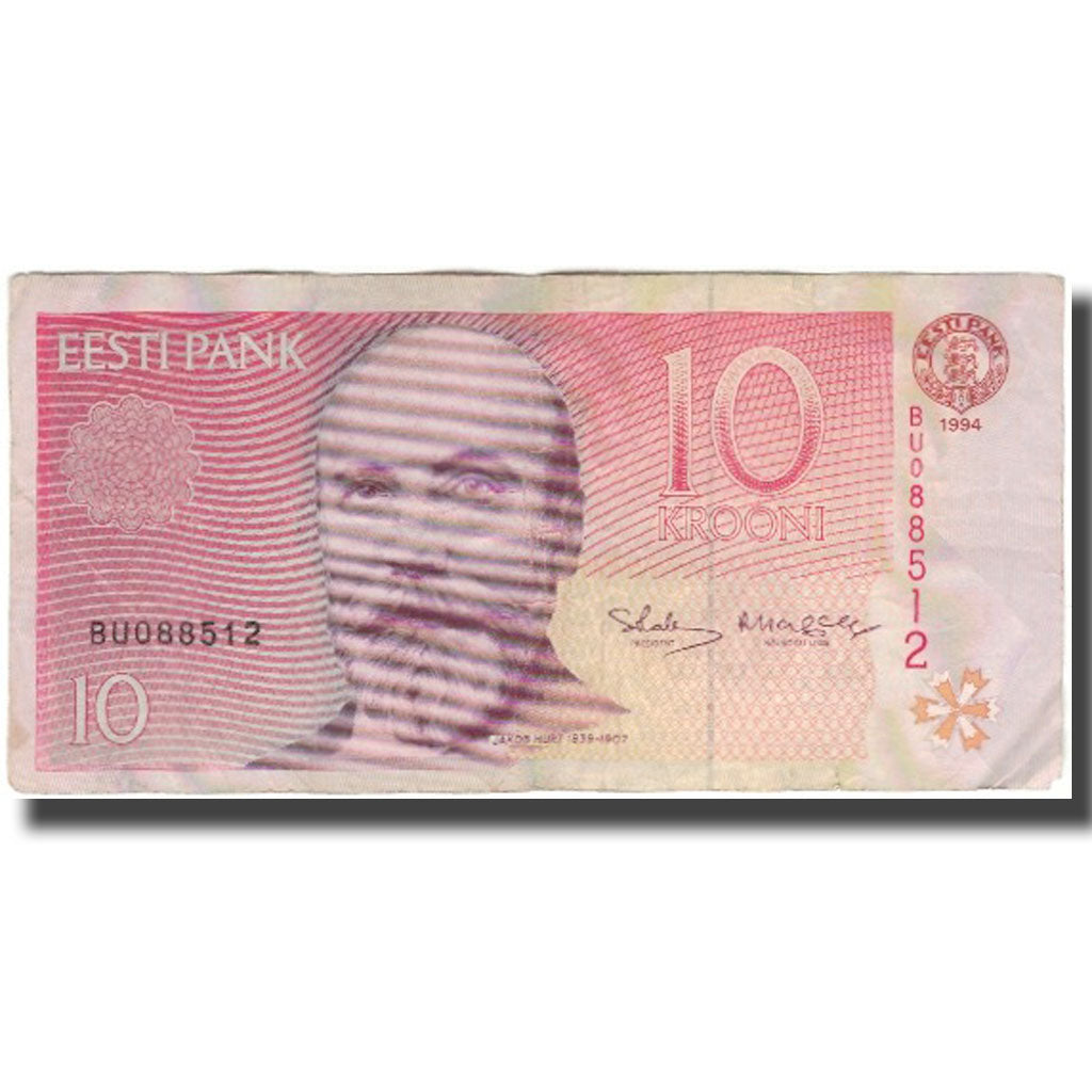 Banknote, Estonia, 10 Krooni, 1994, KM:77a, F(12-15)