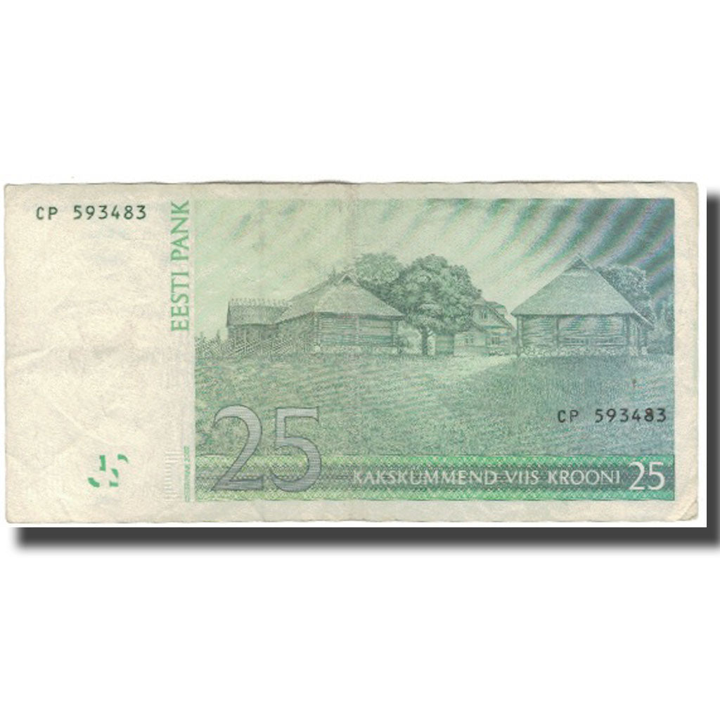 Banknot, Estonia, 25 Krooni, 2007, KM:87a, VF(30-35)