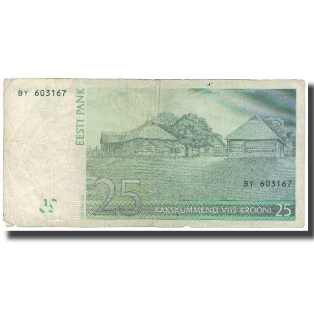 Banknote, Estonia, 25 Krooni, 2002, KM:84a, F(12-15)