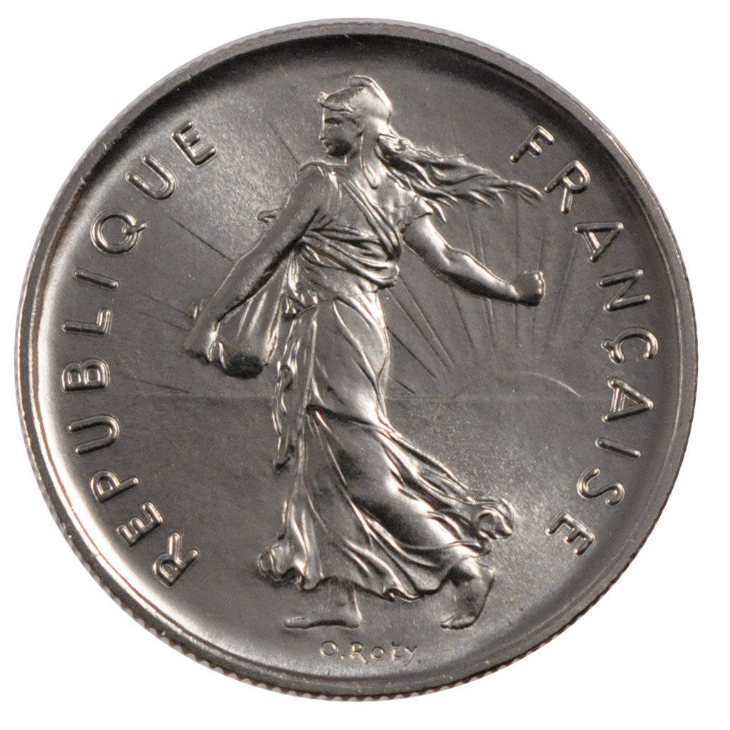 FRANCE, Semeuse, 5 Francs, 1972, Paris, KM #926a.1, MS(65-70), Nickel Clad...