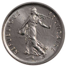 FRANCE, Semeuse, 5 Francs, 1972, Paris, KM #926a.1, MS(65-70), Nickel Clad...