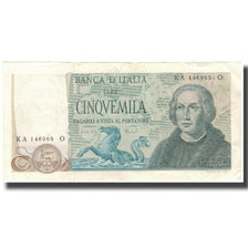 Banknote, Italy, 5000 Lire, KM:102b, EF(40-45)