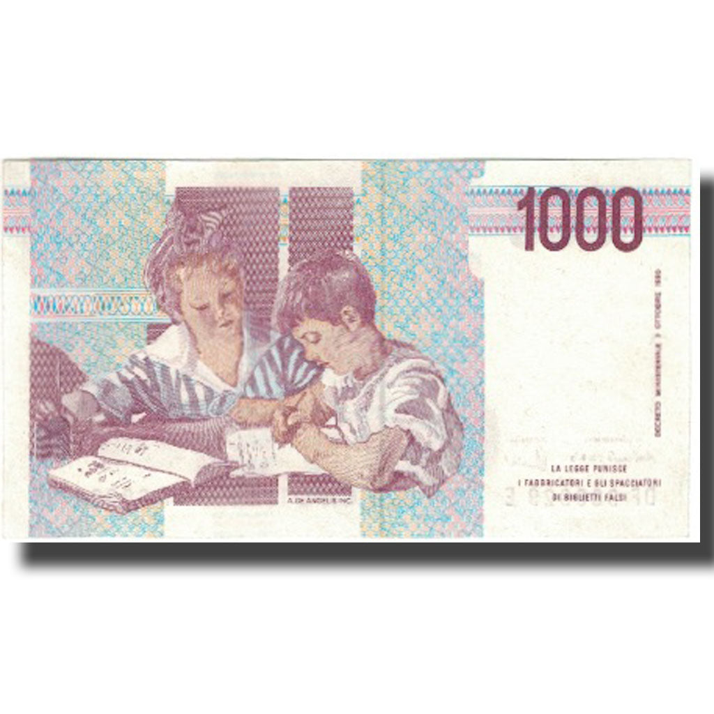 Banconote, Italia, 1000 Lire, KM:114c, FDS