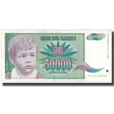 Banknote, Yugoslavia, 50,000 Dinara, 1992, KM:117, VF(30-35)