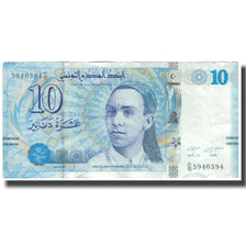 Nota, Tunísia, 10 Dinars, 2013-03-20, EF(40-45)