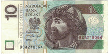 Nota, Polónia, 10 Zlotych, KM:173a, EF(40-45)