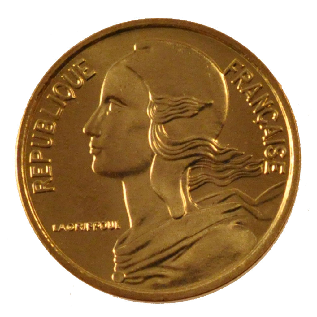 FRANCE, Marianne, 5 Centimes, 1970, Paris, KM #933, MS(65-70), Aluminum-Bronze,.