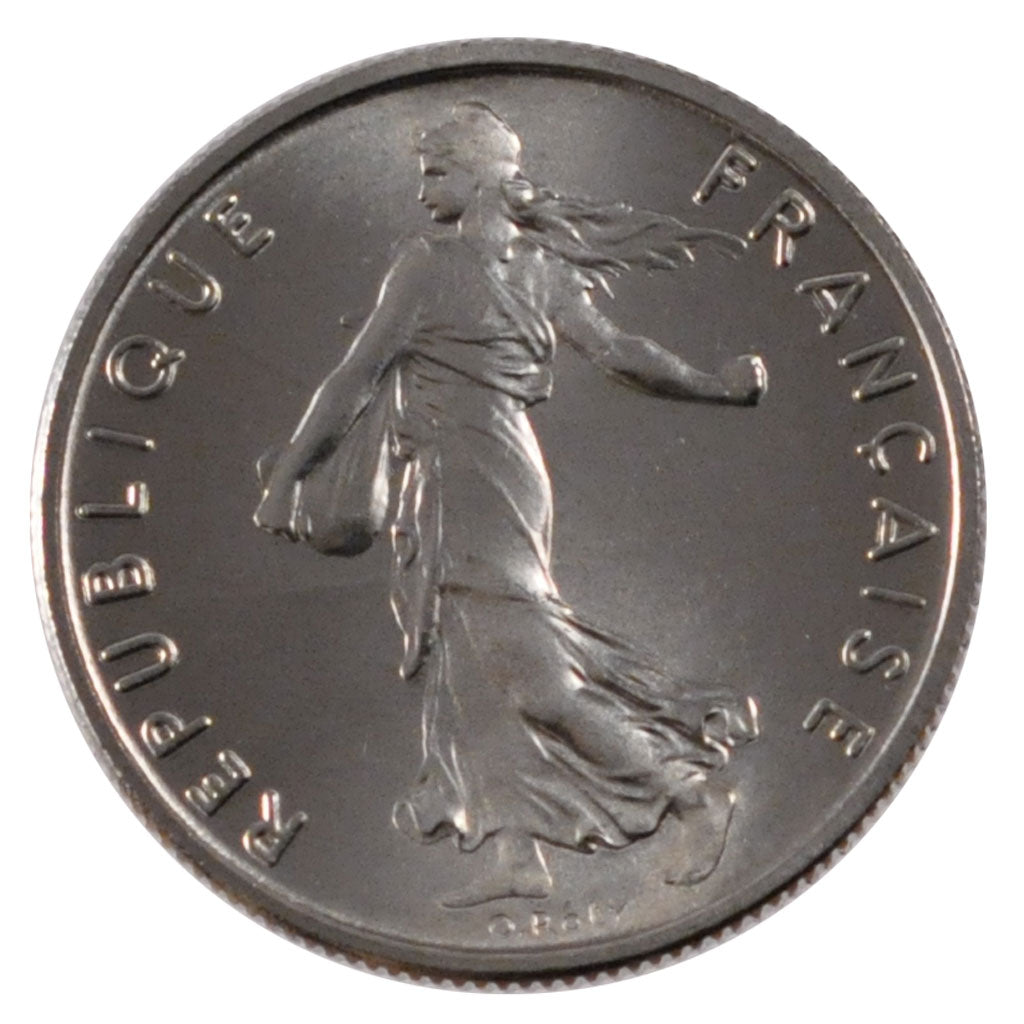 FRANCE, Semeuse, 1/2 Franc, 1970, Paris, KM #931.1, MS(65-70), Nickel, 19.5,...