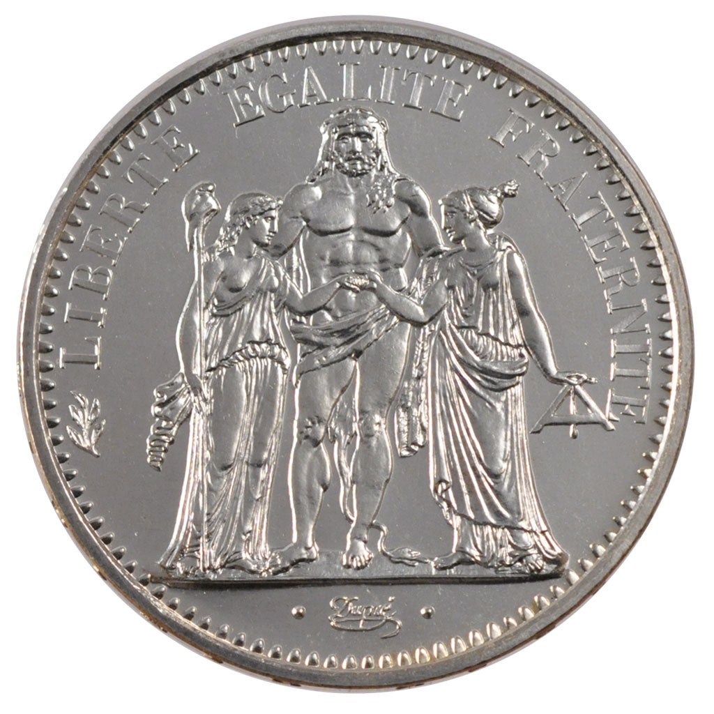 FRANCE, Hercule, 10 Francs, 1970, Paris, KM #932, MS(65-70), Silver, 37,...