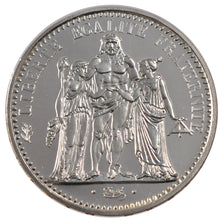 FRANCE, Hercule, 10 Francs, 1970, Paris, KM #932, MS(65-70), Silver, 37,...