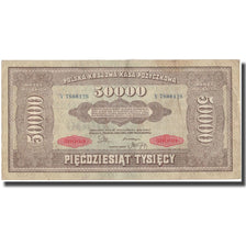Banknote, Poland, 50,000 Marek, 1922, KM:33, VF(20-25)
