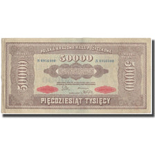Banknote, Poland, 50,000 Marek, 1922, KM:33, VF(30-35)