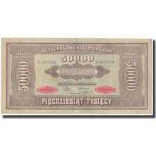 Banknote, Poland, 50,000 Marek, 1922, KM:33, VF(30-35)