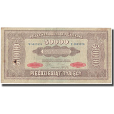 Banknote, Poland, 50,000 Marek, 1922, KM:33, VF(30-35)