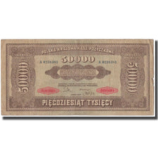 Banknote, Poland, 50,000 Marek, 1922, KM:33, F(12-15)