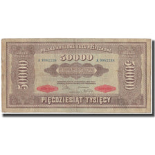 Banknote, Poland, 50,000 Marek, 1922, KM:33, F(12-15)