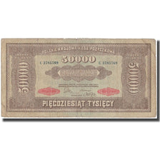 Banknote, Poland, 50,000 Marek, 1922, KM:33, F(12-15)