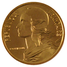Francia, Marianne, 5 Centimes, 1969, Paris, FDC, Alluminio-bronzo, Gadoury:175