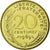 Munten, Frankrijk, Marianne, 20 Centimes, 1969, FDC, Aluminum-Bronze