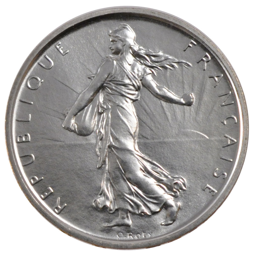 FRANCE, 5 Francs, 1969, MS(63), Silver, Gadoury #770, 12.00