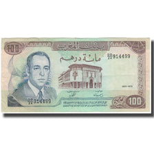 Billet, Maroc, 100 Dirhams, 1985, KM:59b, TTB