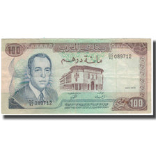Billete, 100 Dirhams, 1985, Marruecos, KM:59b, MBC
