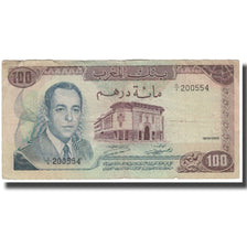 Banknote, Morocco, 100 Dirhams, 1970, KM:59a, F(12-15)
