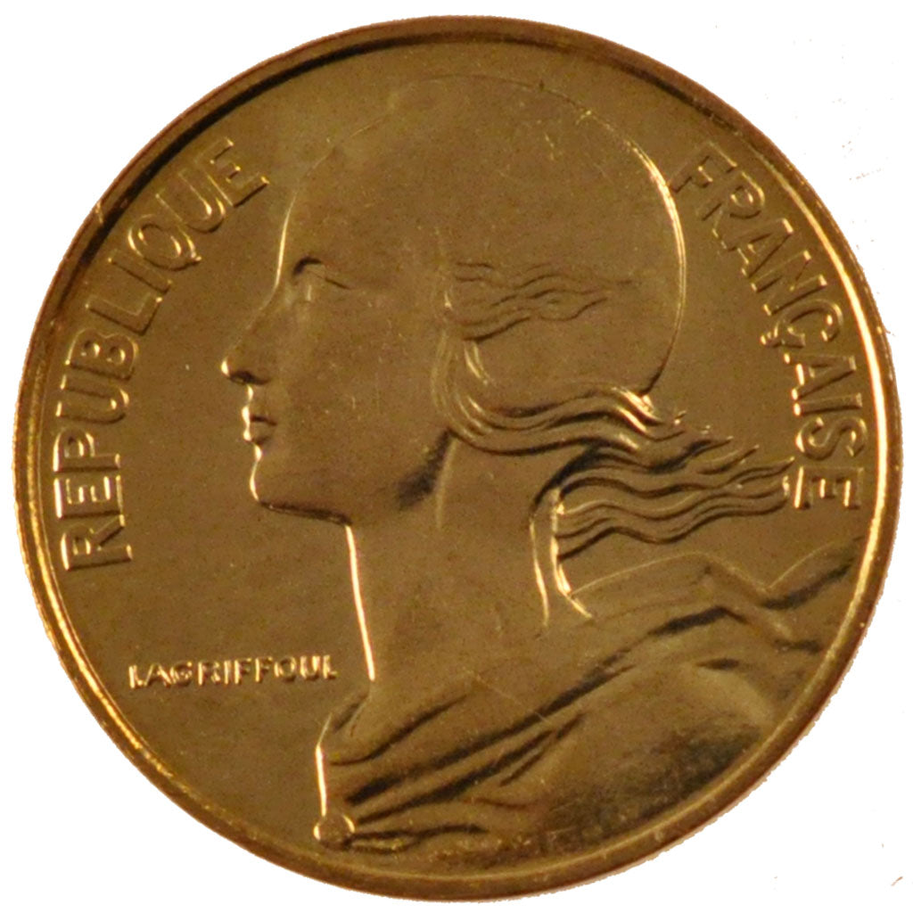 FRANCE, 10 Centimes, 1996, MS(65-70), Aluminium-Bronze, Gadoury #293, 3.00