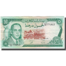 Banconote, Marocco, 50 Dirhams, 1985, KM:58b, BB