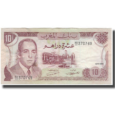 Banknot, Maroko, 10 Dirhams, 1970, KM:57a, EF(40-45)
