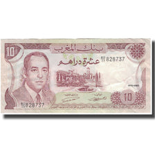 Banknot, Maroko, 10 Dirhams, 1970, KM:57a, AU(50-53)