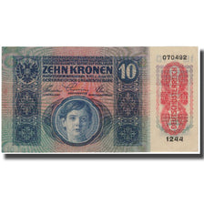 Banknote, Austria, 10 Kronen, 1915, KM:51a, AU(50-53)