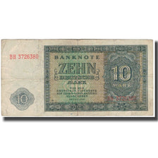 Banknote, Germany - Democratic Republic, 10 Deutsche Mark, 1948, KM:12b