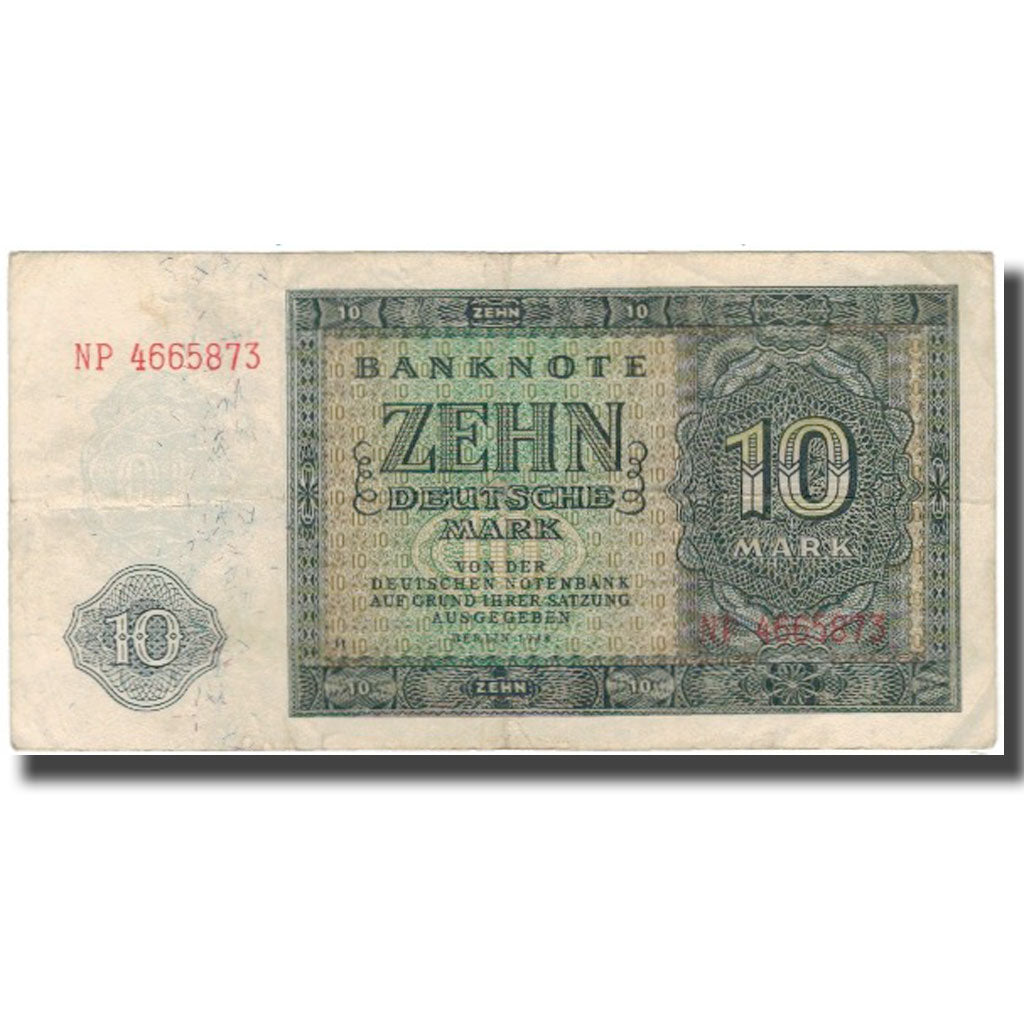 Banknote, Germany - Democratic Republic, 10 Deutsche Mark, 1948, KM:12b