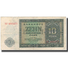 Banknote, Germany - Democratic Republic, 10 Deutsche Mark, 1948, KM:12b