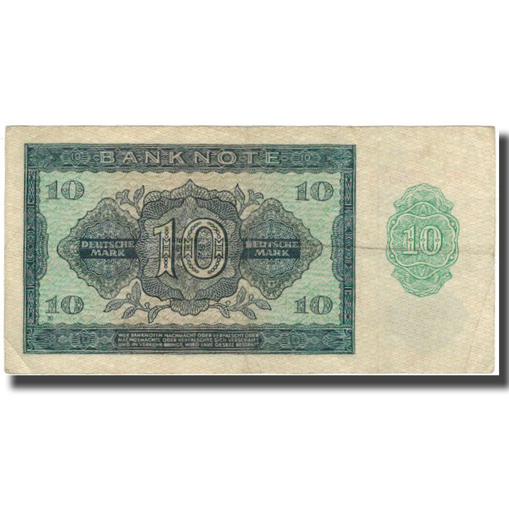 Banknote, Germany - Democratic Republic, 10 Deutsche Mark, 1948, KM:12b