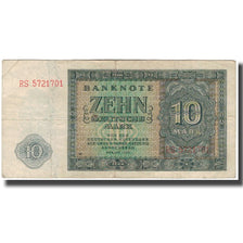 Banconote, Germania - Repubblica Democratica, 10 Deutsche Mark, 1948, KM:12b