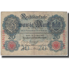 Banknote, Germany, 20 Mark, 1910, KM:40b, VF(30-35)