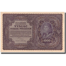 Biljet, Polen, 1000 Marek, 1919, KM:29, SUP+
