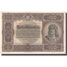 Billete, 100 Korona, 1920, Hungría, KM:63, EBC